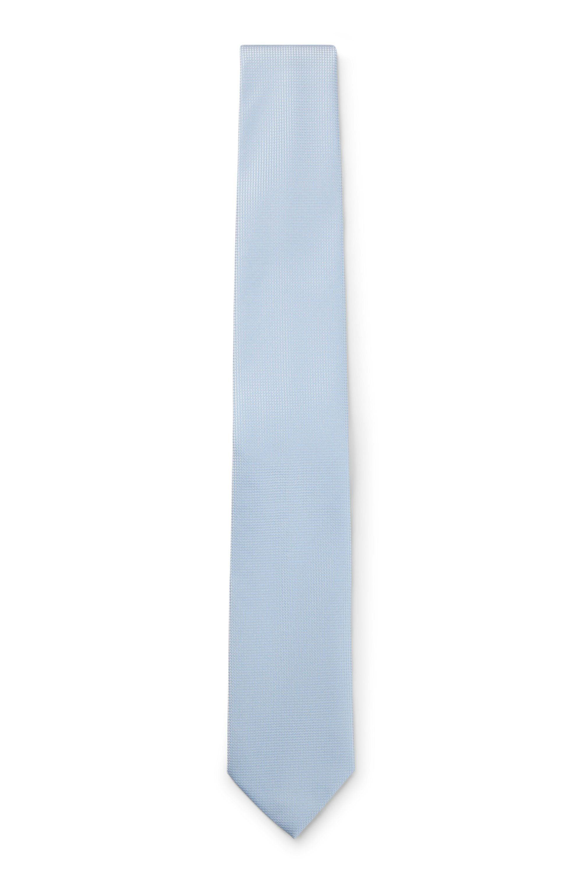 Formální kravata s žakárovým vzorem - Light/Pastel Blue