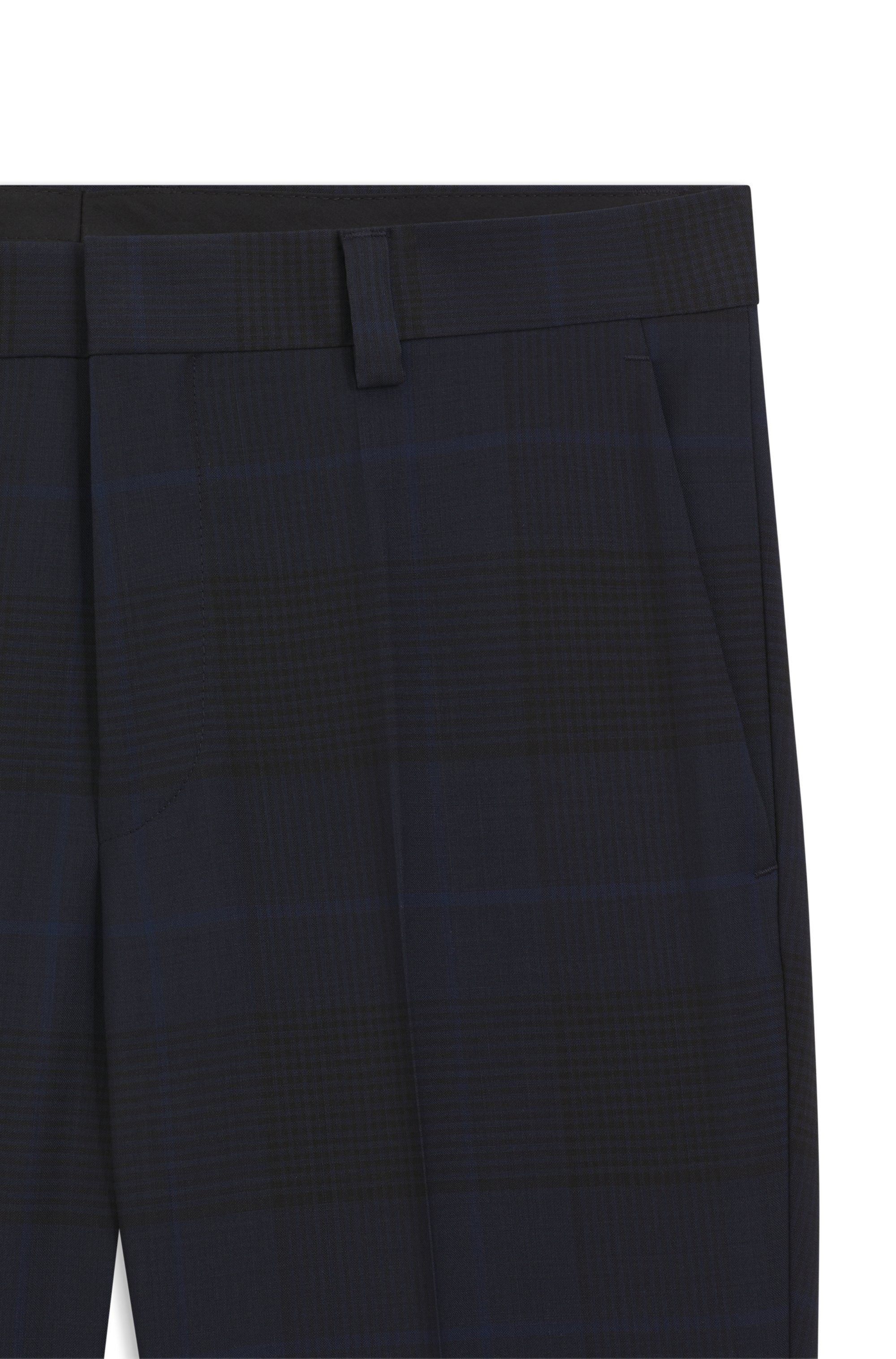 Extra úzké kalhoty z panenské vlny - Dark Blue
