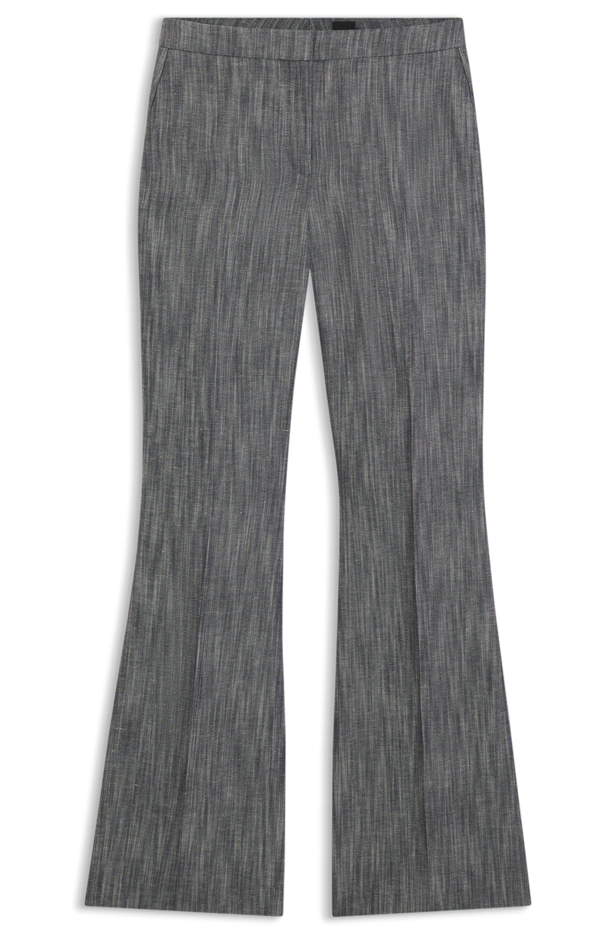 Kalhoty regular střihu z mělanžového denimu - Open Miscellaneous
