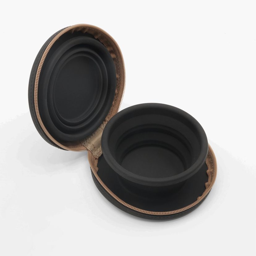 Sada cestovních misek pro psa - Jet Black - galerie #1