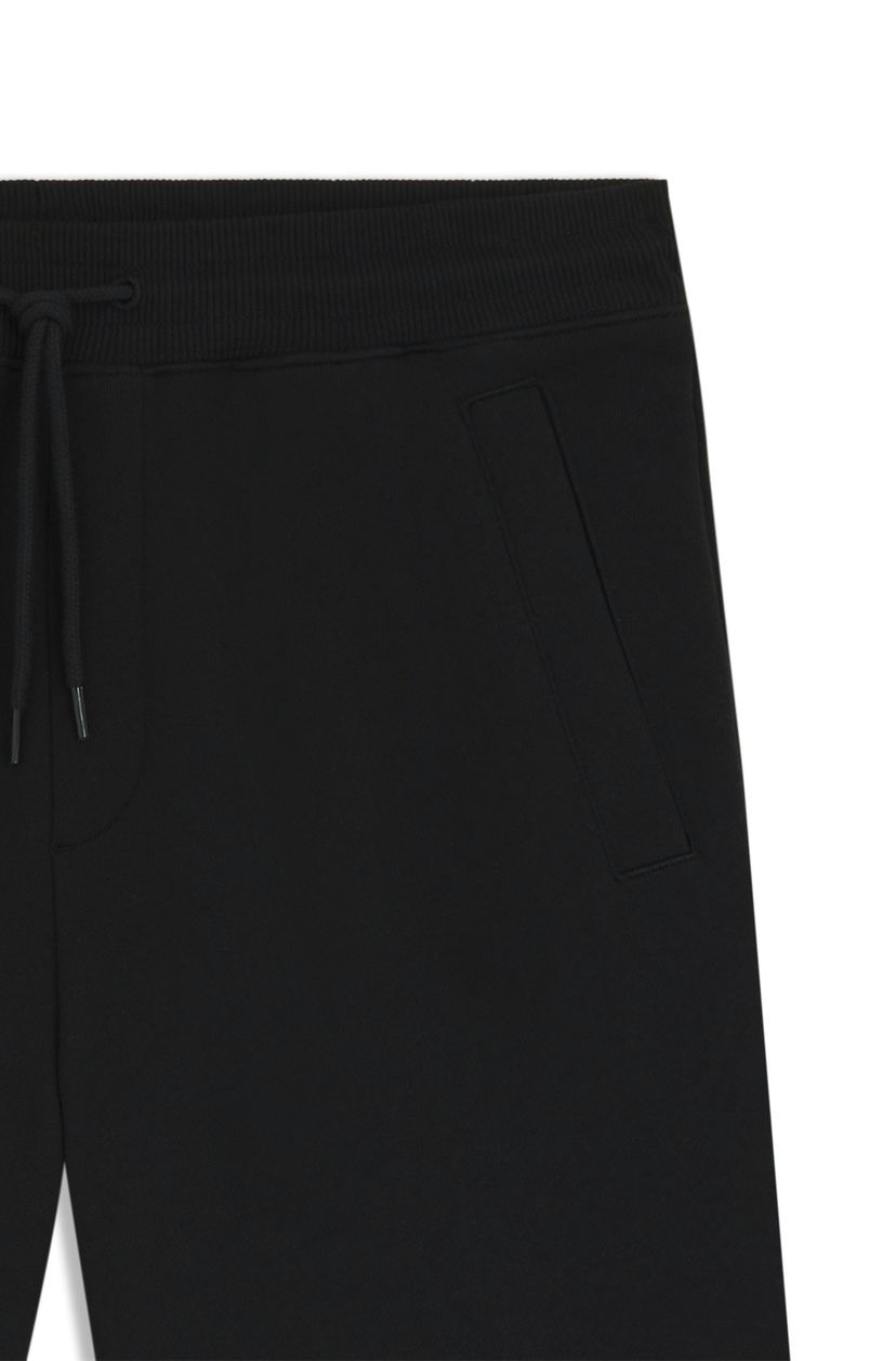 Bavlněné froté kraťasy s červeným logem - Black - galerie #2