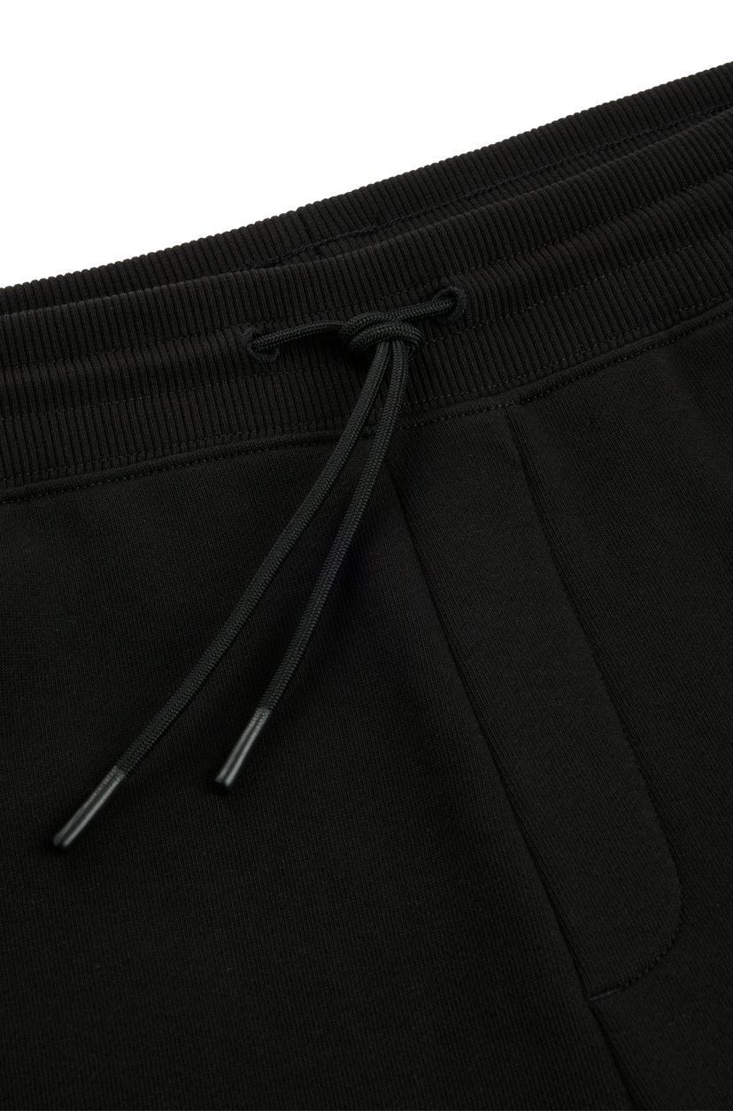 Bavlněné froté kraťasy s červeným logem - Black - galerie #1