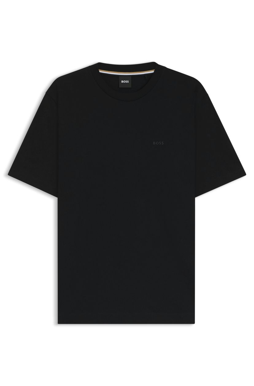 Bavlněné tričko s logem - Black