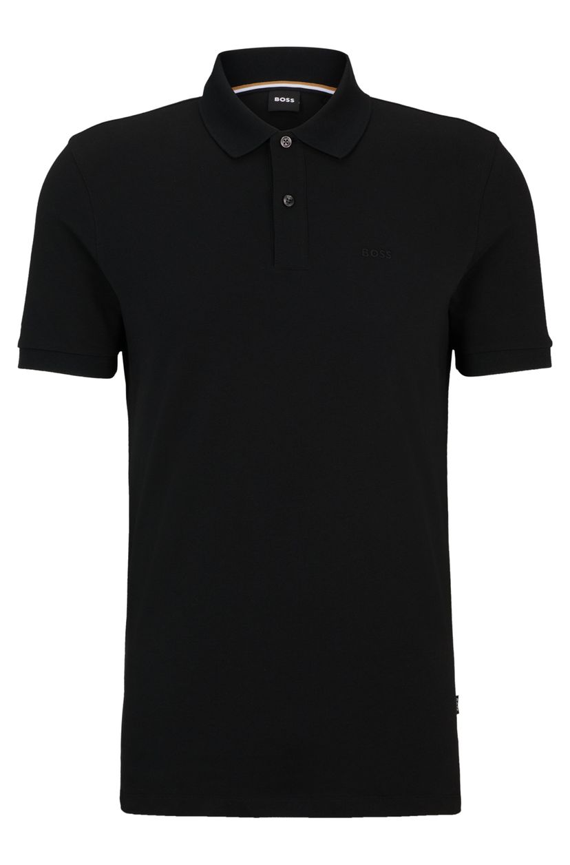 Polokošile Pallas z bavlněného piké s logovými detaily - Black