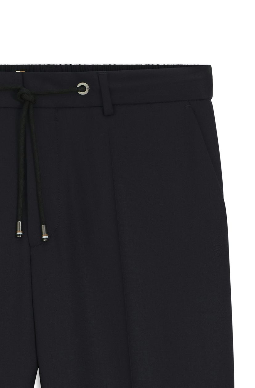 Kalhoty BOSS ONE slim fit z panenské vlny serge - Dark Blue - galerie #2