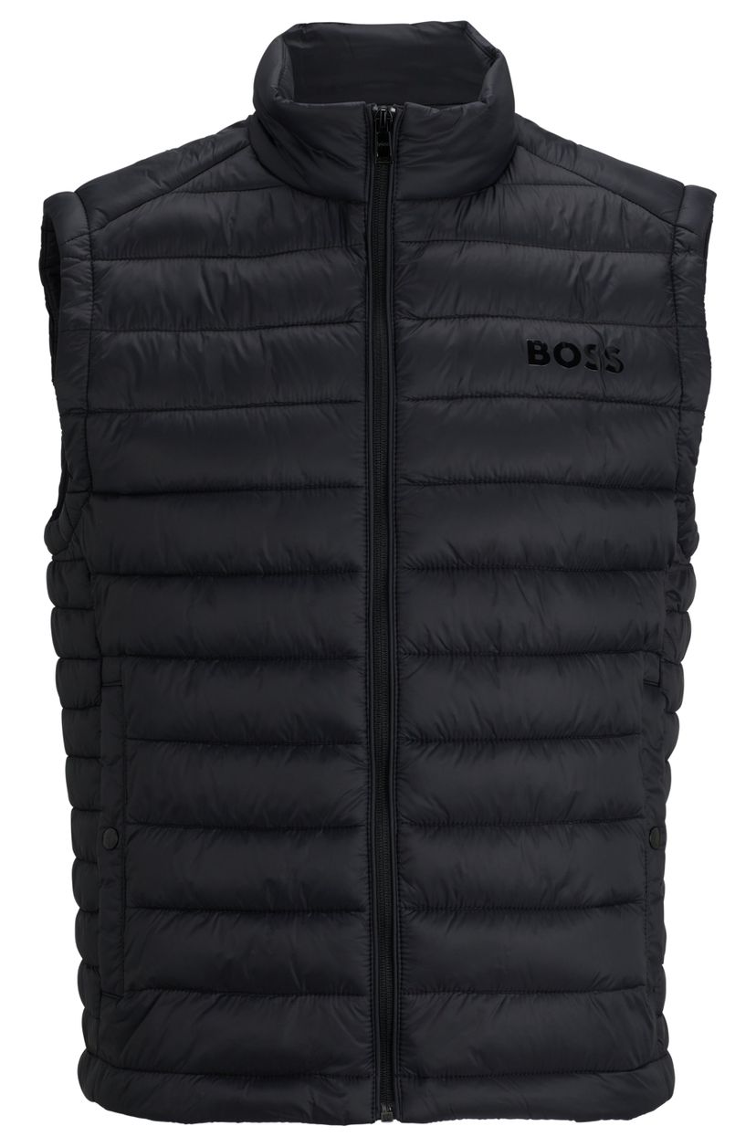 Zbaliteľná vesta BOSS s logom - Black