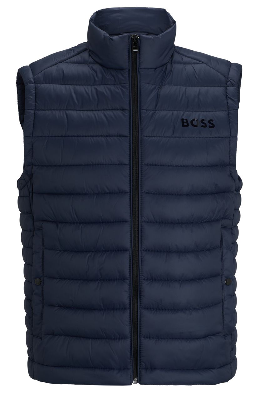 Zbaliteľná vesta BOSS s logom - Dark Blue