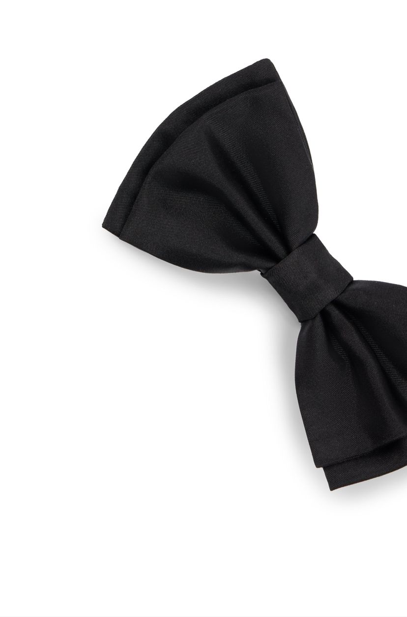 Dárková sada hedvábného motýlka a nákrčníku - Black - galerie #3