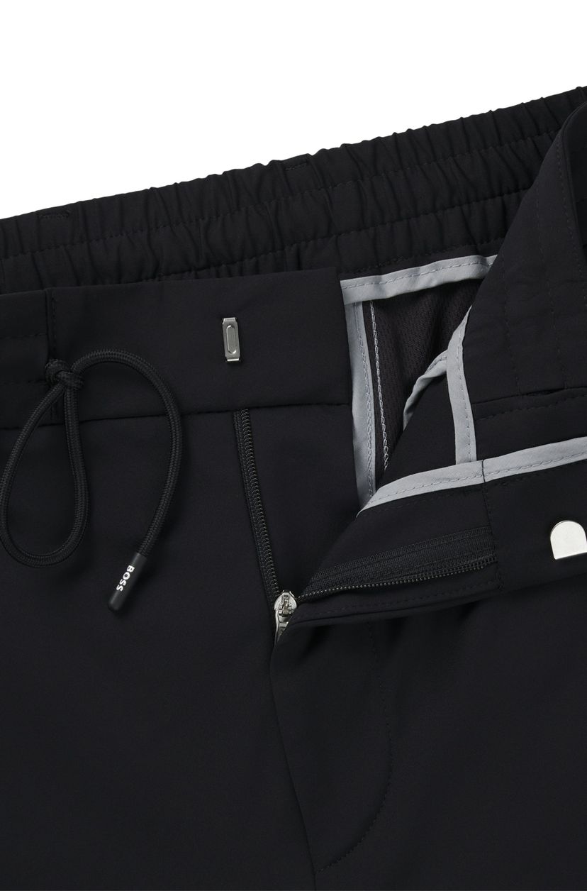 Kalhoty Dressletic slim fit z pratelného strečového žerzeje - Black - galerie #1