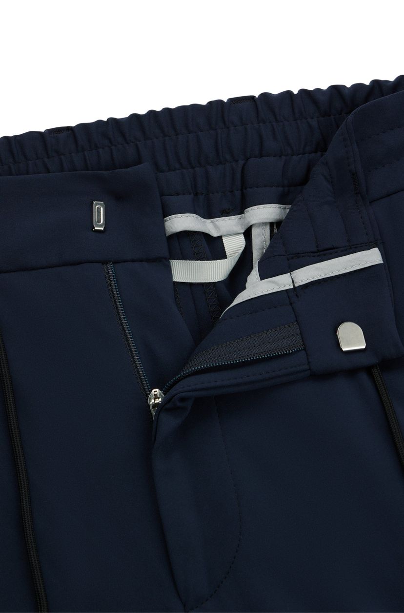 Kalhoty Dressletic slim fit z pratelného strečového žerzeje - Dark Blue - galerie #1