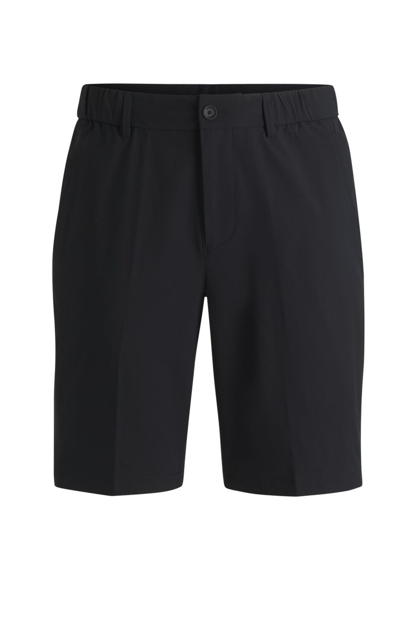 Kraťasy slim fit z technického strečového poplínu