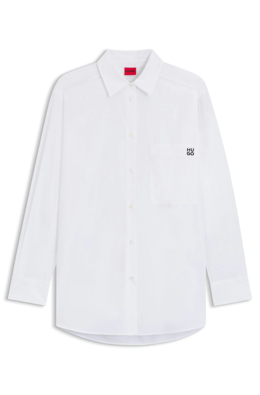 The Oversize Shirt 10251197 01 - White