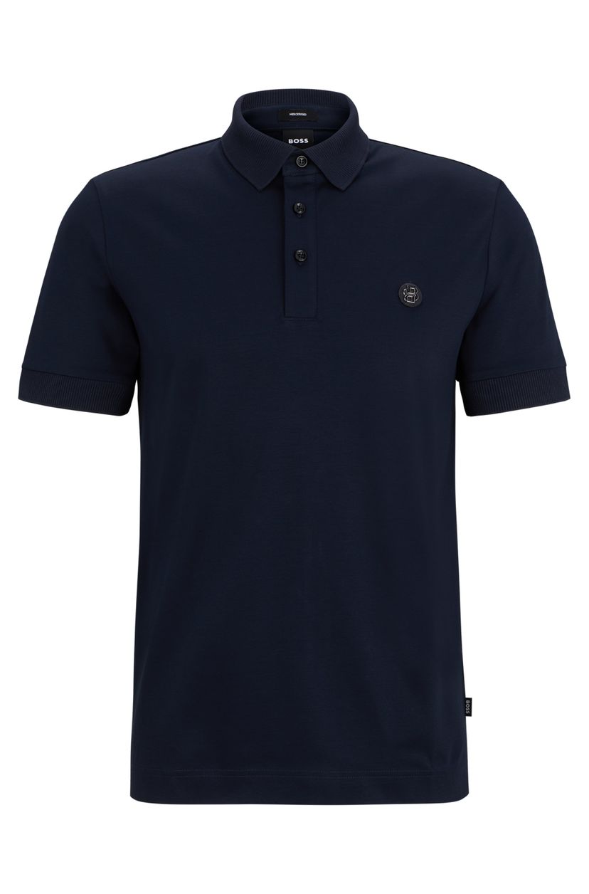 Pánské polotričko BOSS v klasickém střihu - Dark Blue
