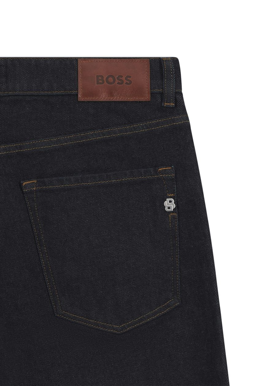 Džíny Maine regular fit z modrého pohodlného strečového denimu - Navy - galerie #2