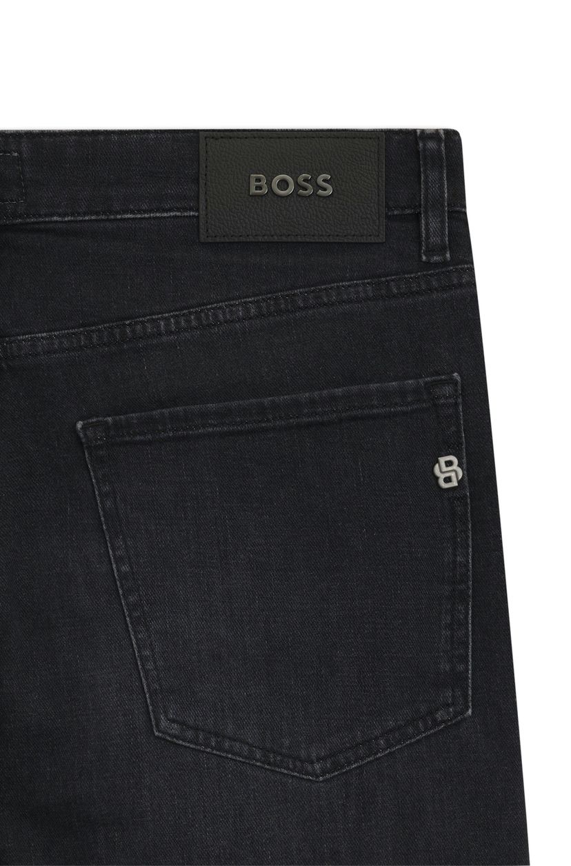Džíny Maine regular fit z super měkkého černého italského denimu - Charcoal - galerie #2