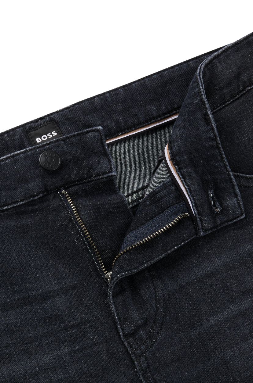 Džíny Maine regular fit z super měkkého černého italského denimu - Charcoal - galerie #1