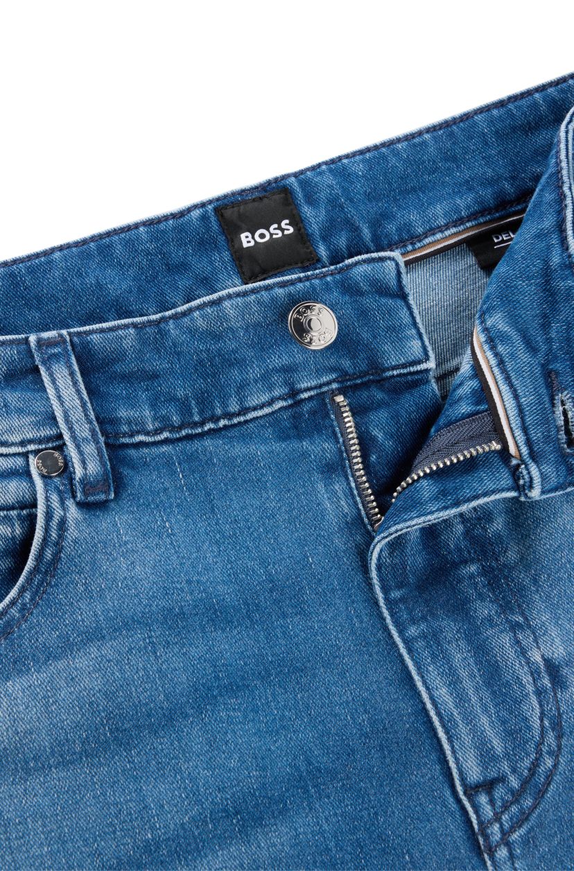 Džíny Delaware slim fit z modrého strečového denimu - Medium Blue - galerie #1