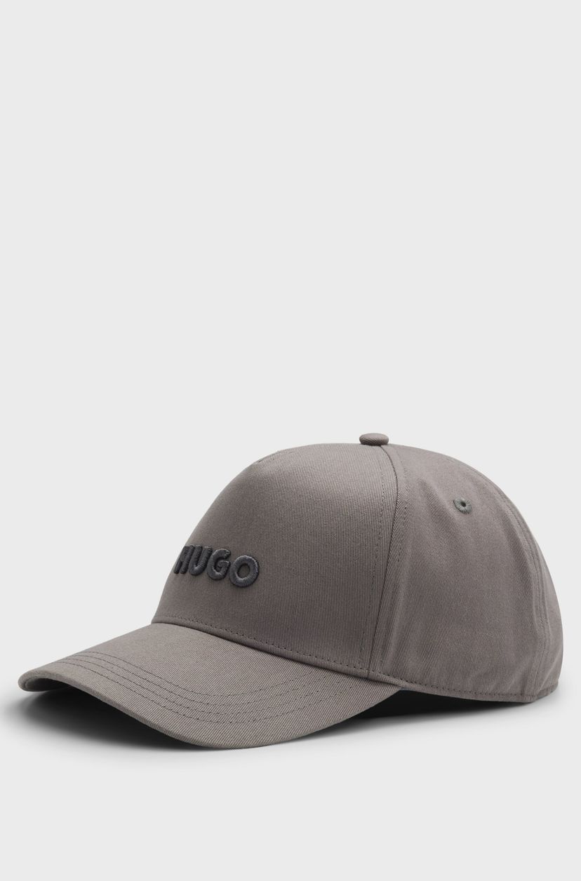 Bavlněná keprová čepice s logem - Dark Grey