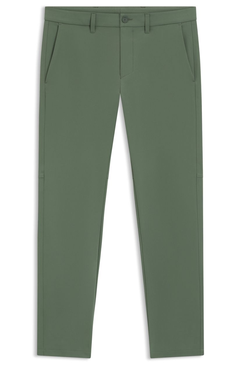 Kalhoty slim fit z voděodolné strečové tkaniny - Open Green