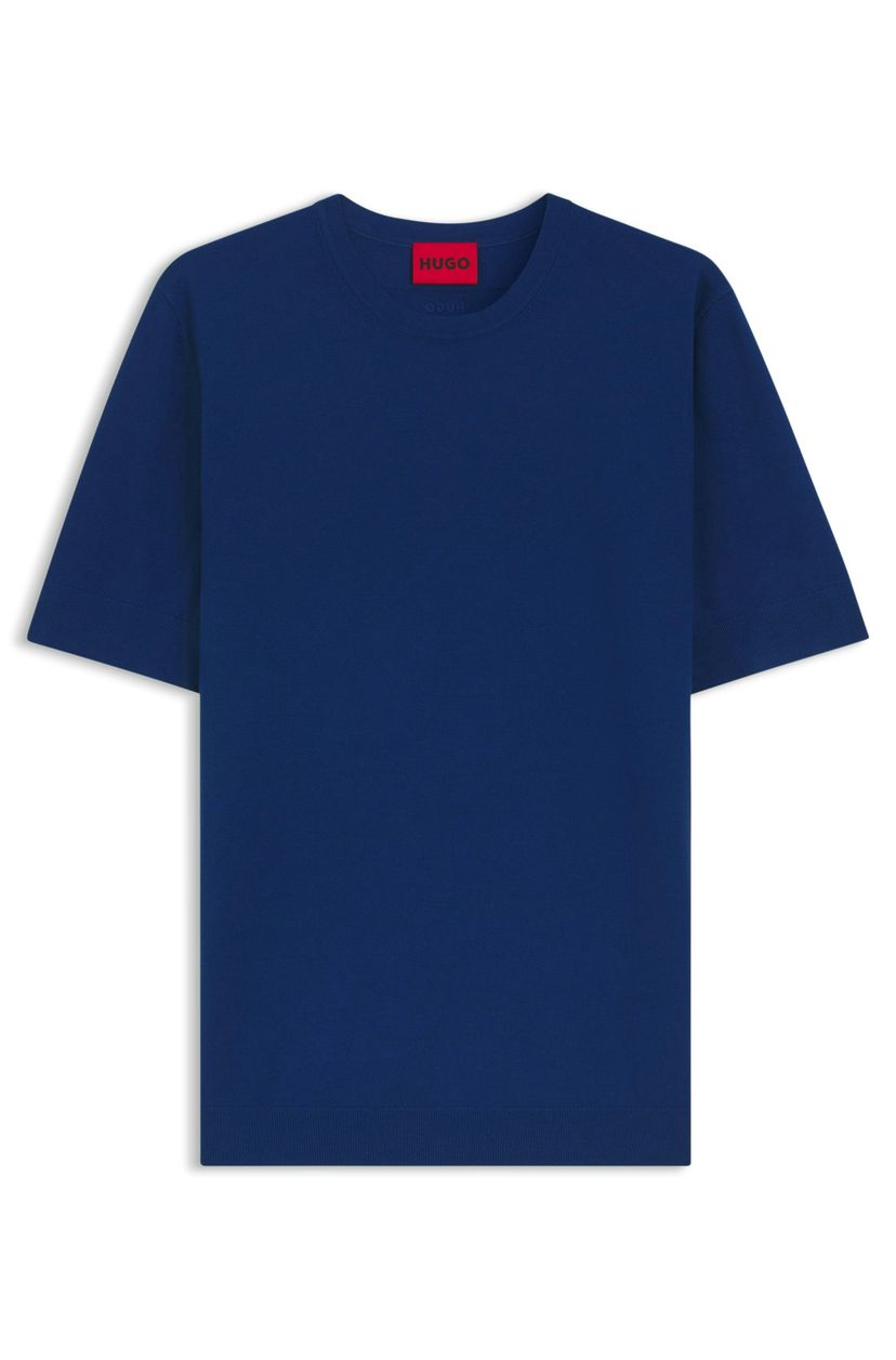 Úzké pletené tričko - Open Blue
