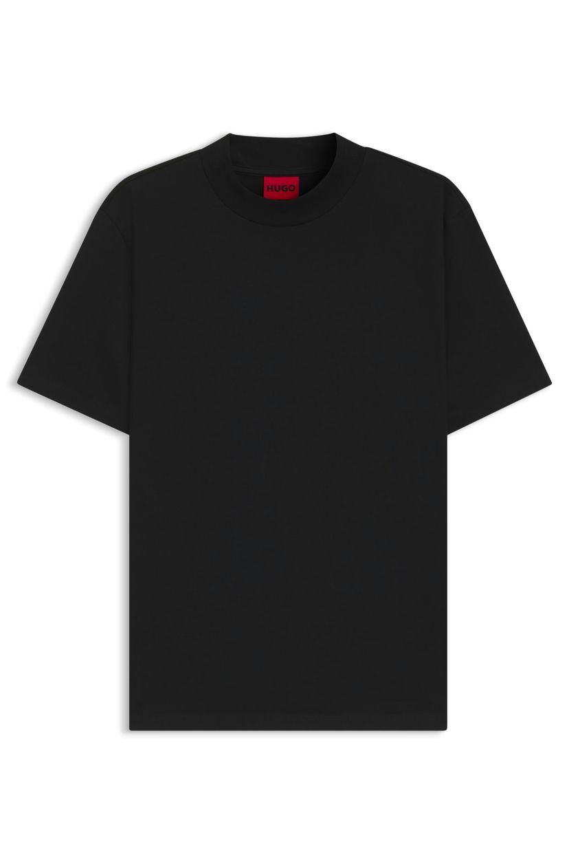 Tričko slim fit z strečové bavlny se stojáčkem