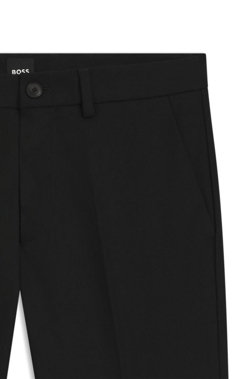 Kalhoty slim fit ze směsi strečové bavlny - Black - galerie #1