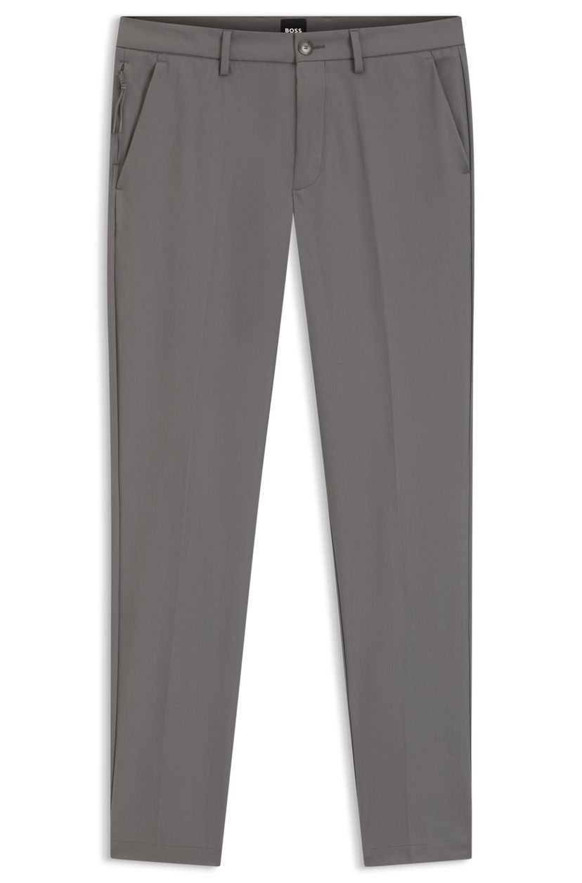 Kalhoty slim fit z kepru z bavlněné směsi