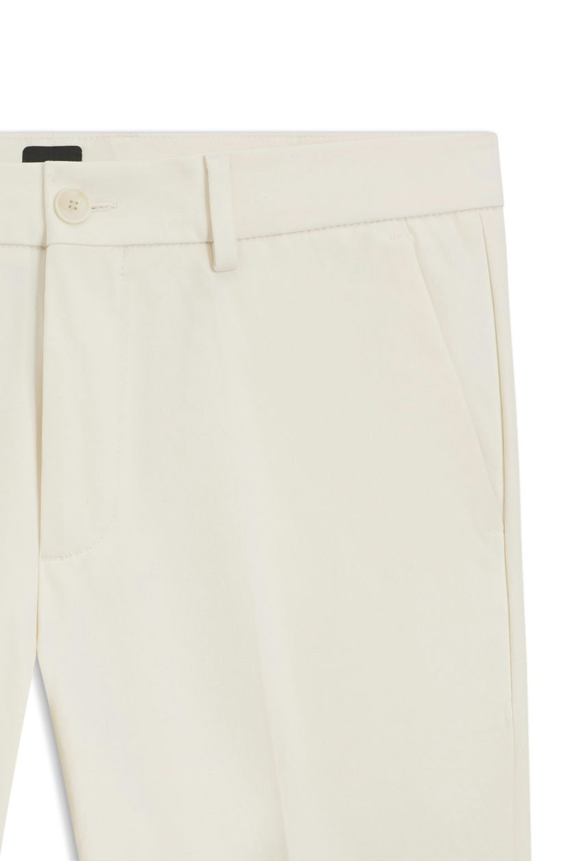 Kalhoty slim fit ze směsi strečové bavlny - Open White - galerie #1