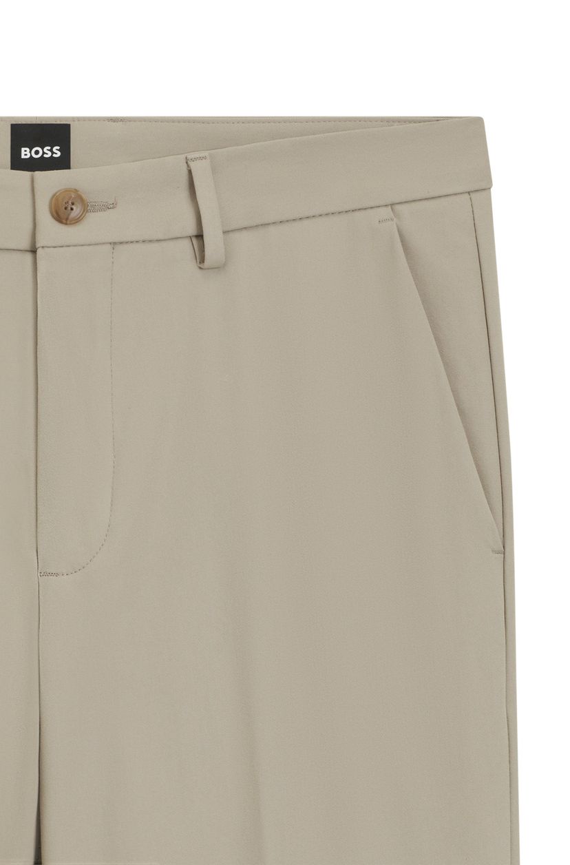 Kalhoty slim fit ze směsi strečové bavlny - Open Beige - galerie #2