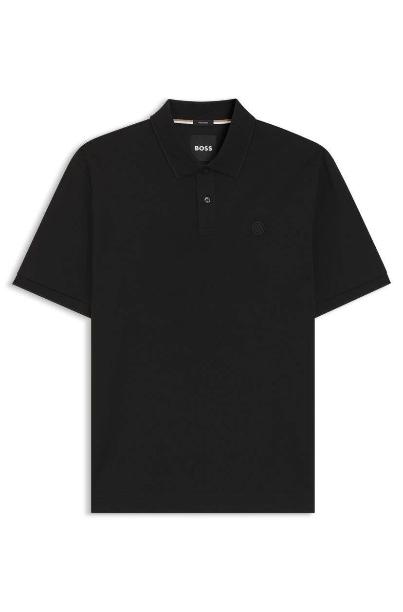 Piqué polokošile z bavlny s monogramem Double B