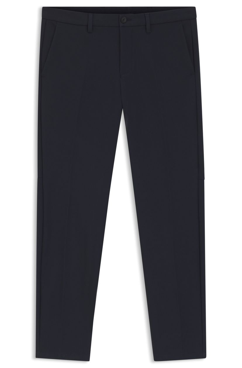 Kalhoty slim fit z voděodolné a snadno žehlitelné látky - Dark Blue