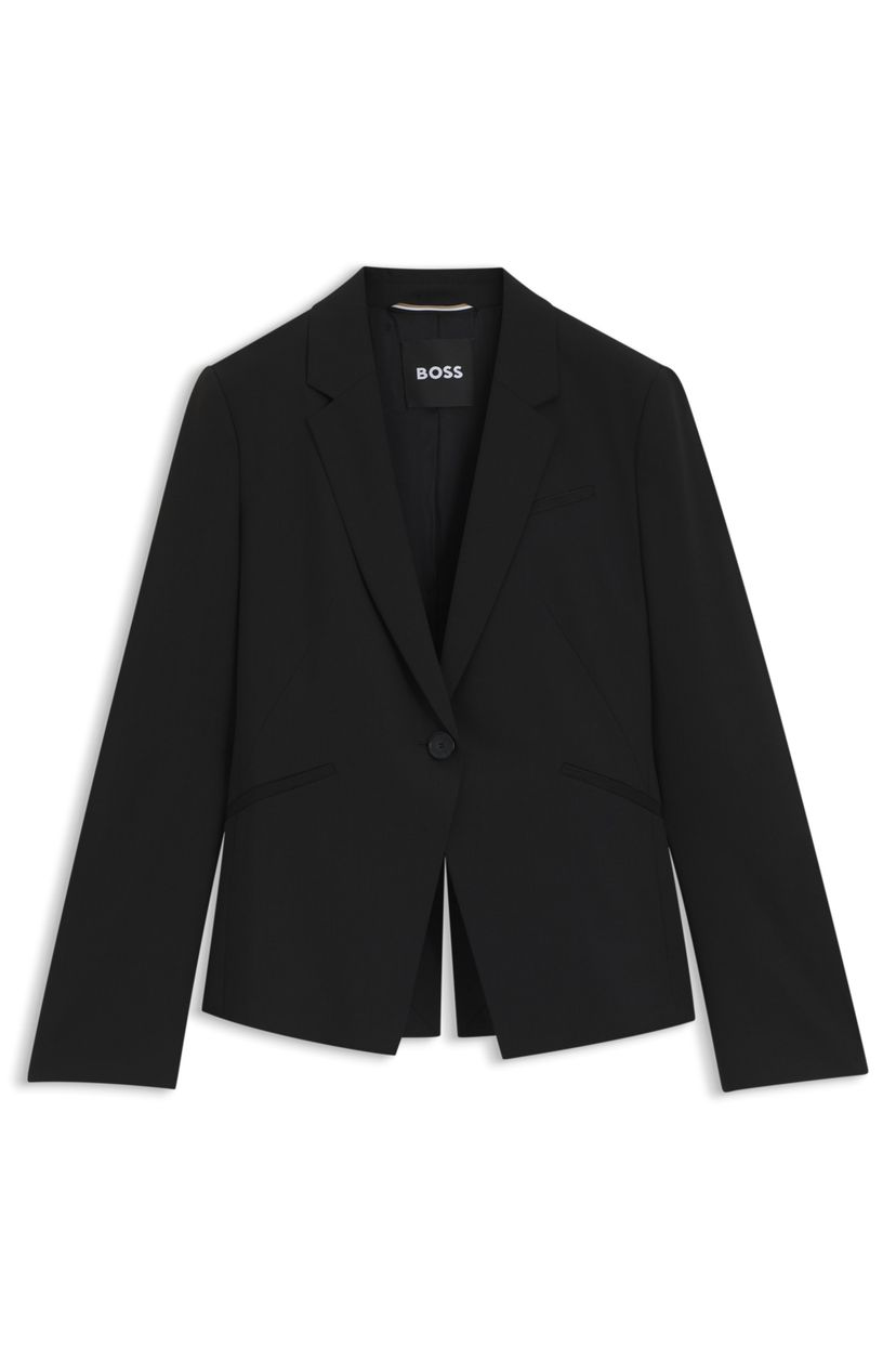 Úzký blazer z panenské vlny