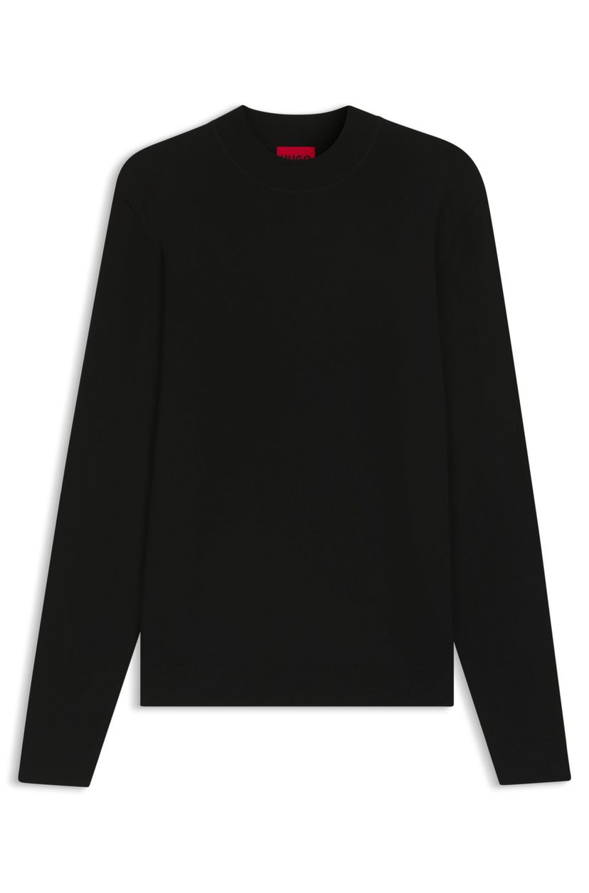 Svetr slim fit s vysokým límcem