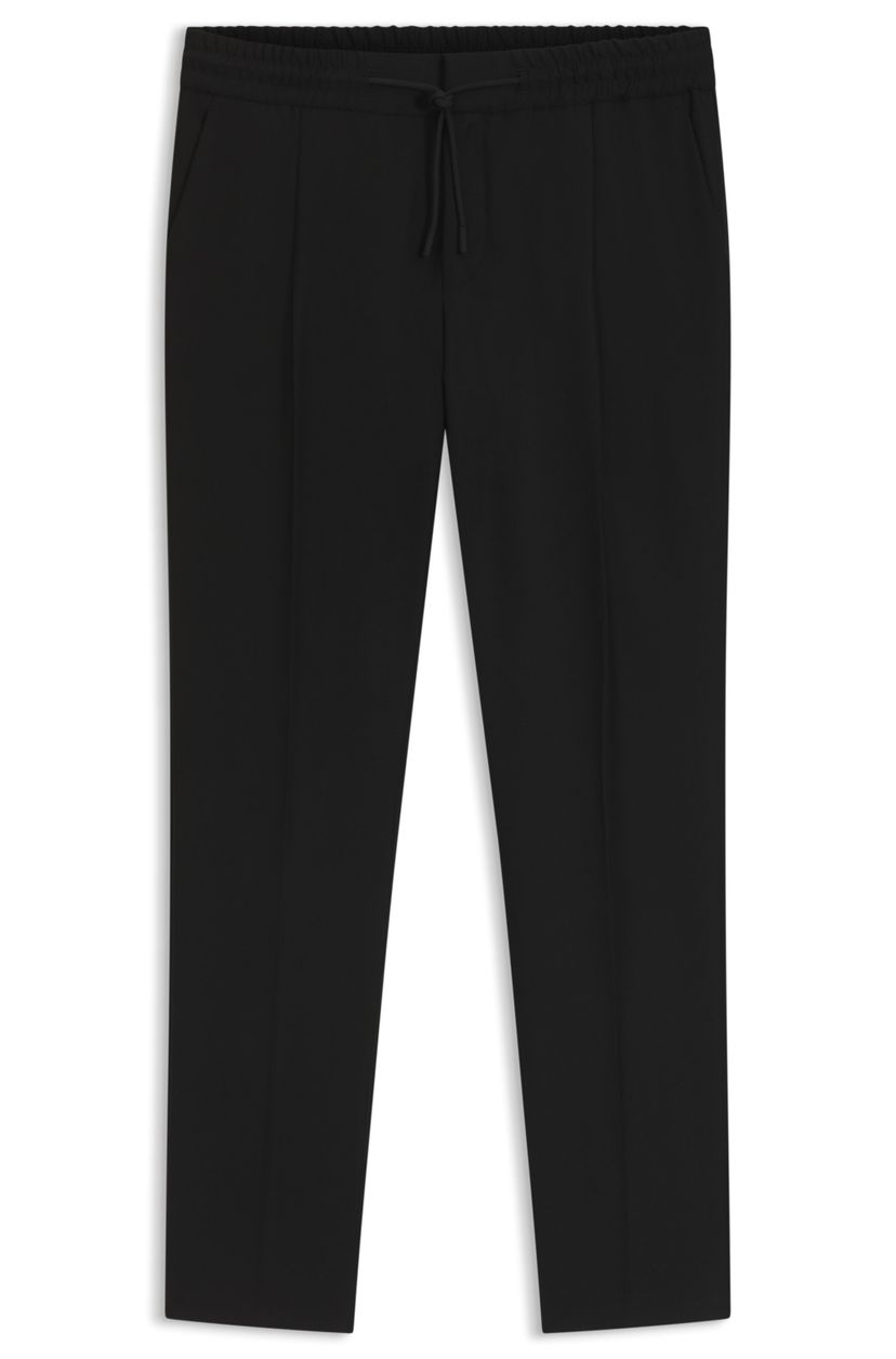 Kalhoty slim fit z kepru se směsí vlny