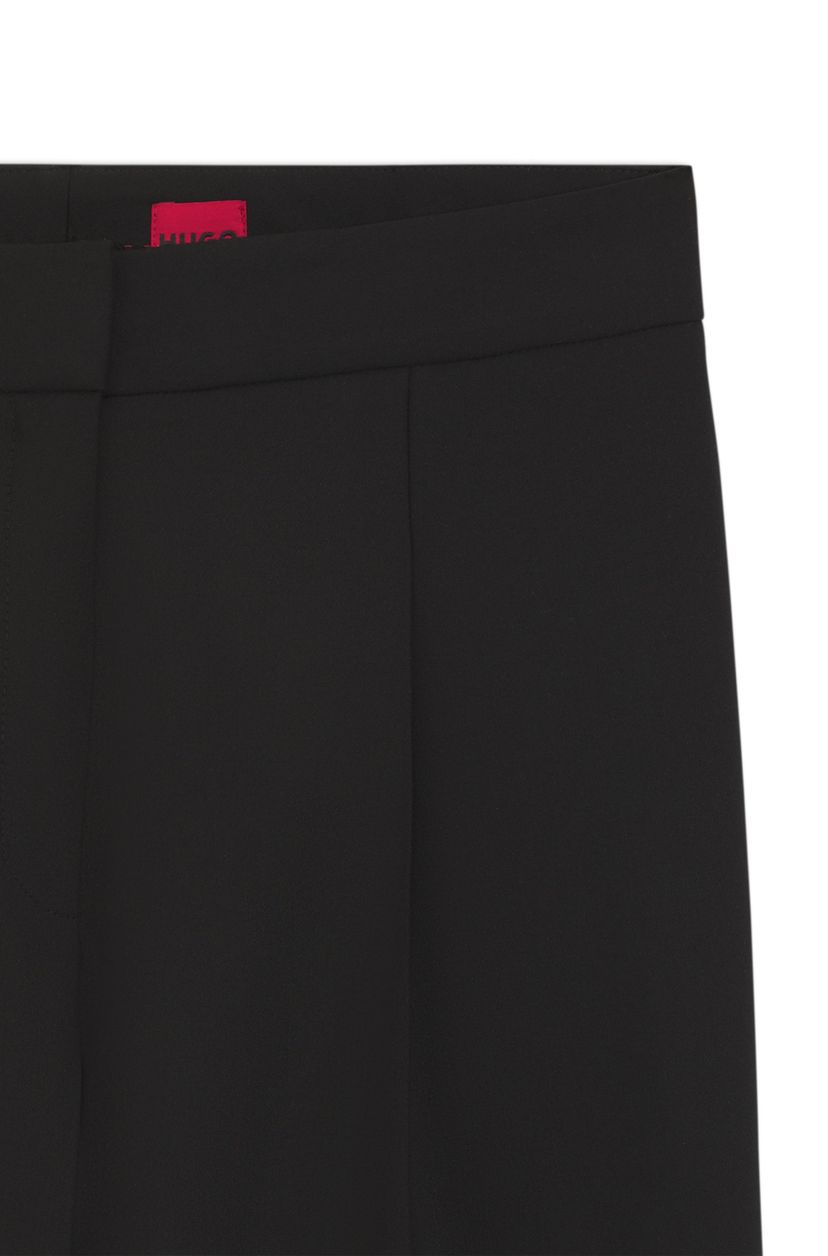 Regular fit kalhoty ze strečové látky se širokou nohavicí - galerie #1