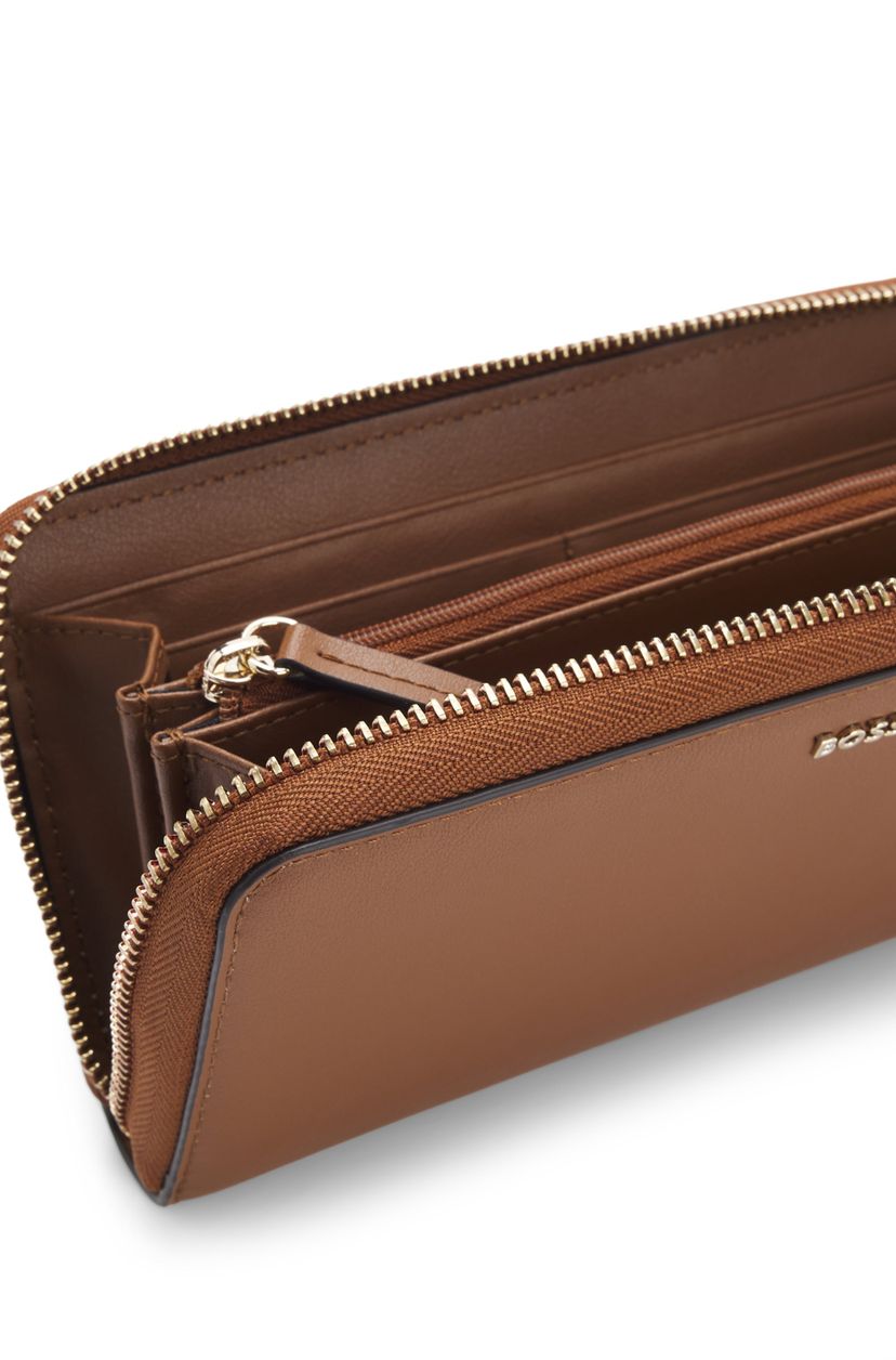 Peněženka na zip s logem - Medium Brown - galerie #1