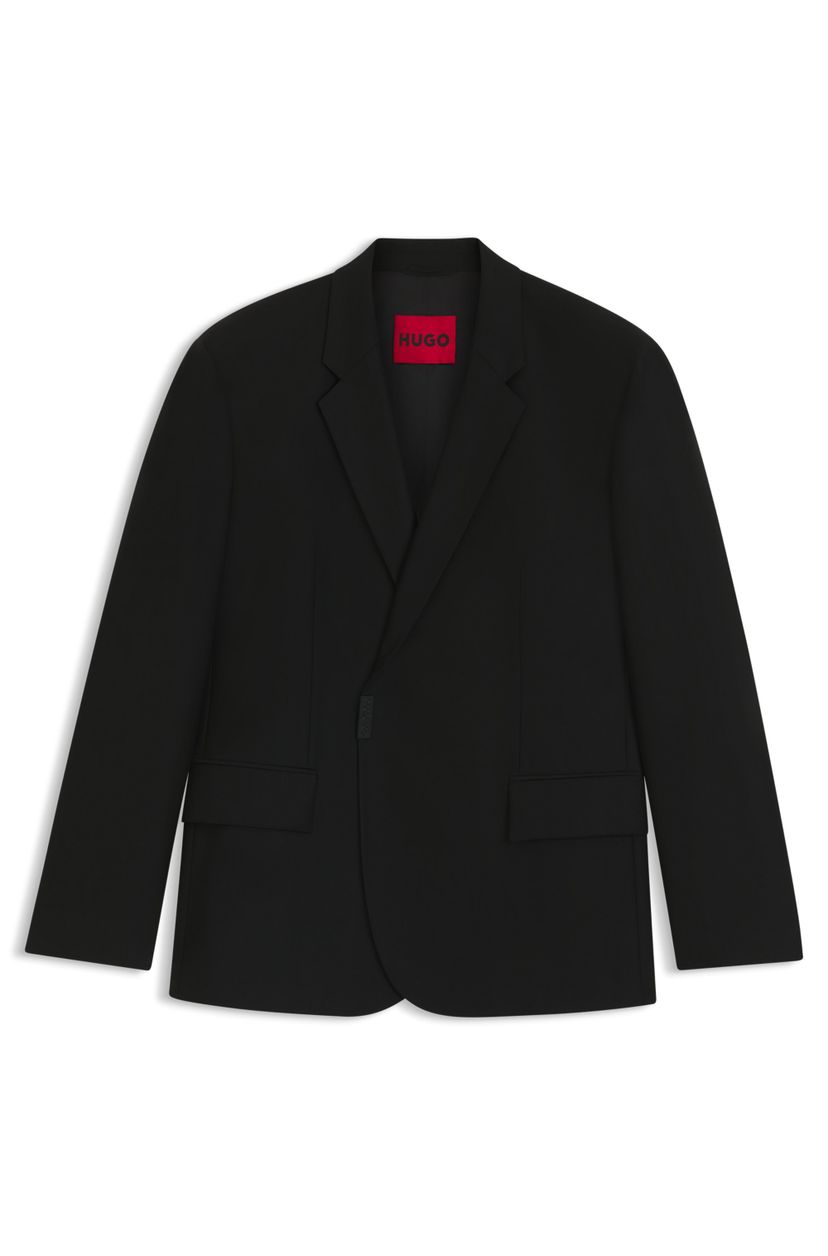 Oblekové sako slim fit se zapínáním s logem
