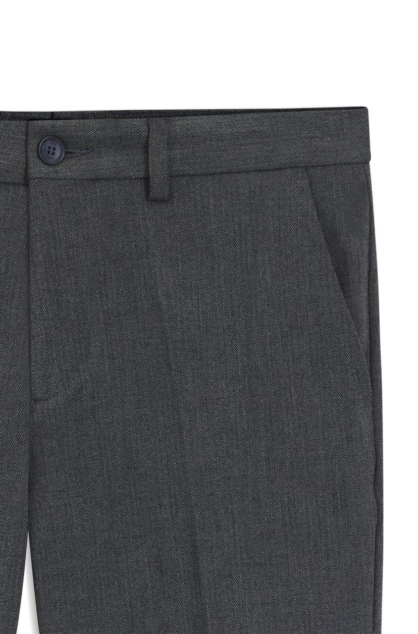 Slim-fit kalhoty z broušené rybí kosti - galerie #1