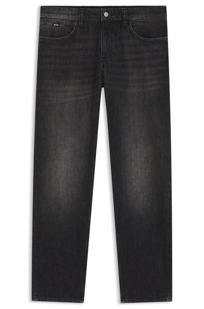 Džíny Maine regular fit z černého mechanicky strečového denimu