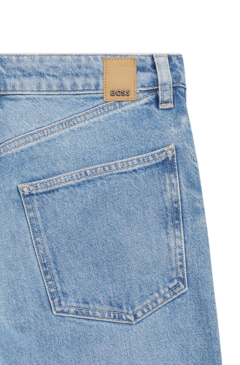 Džíny slim fit z modrého pohodlného strečového denimu - galerie #1