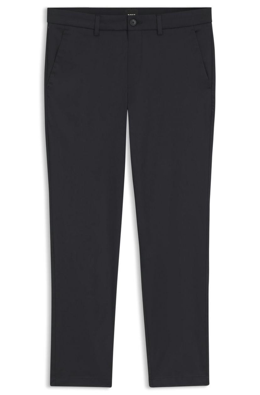 Kalhoty slim fit z bavlněné směsi, která se snadno žehlí - Black - galerie #2