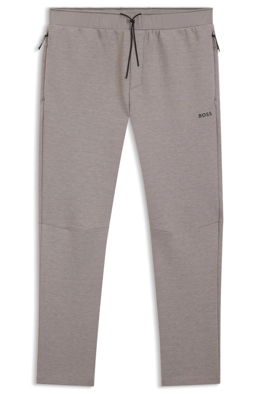 Teplákové kalhoty regular střihu s reflexními detaily - Open Grey