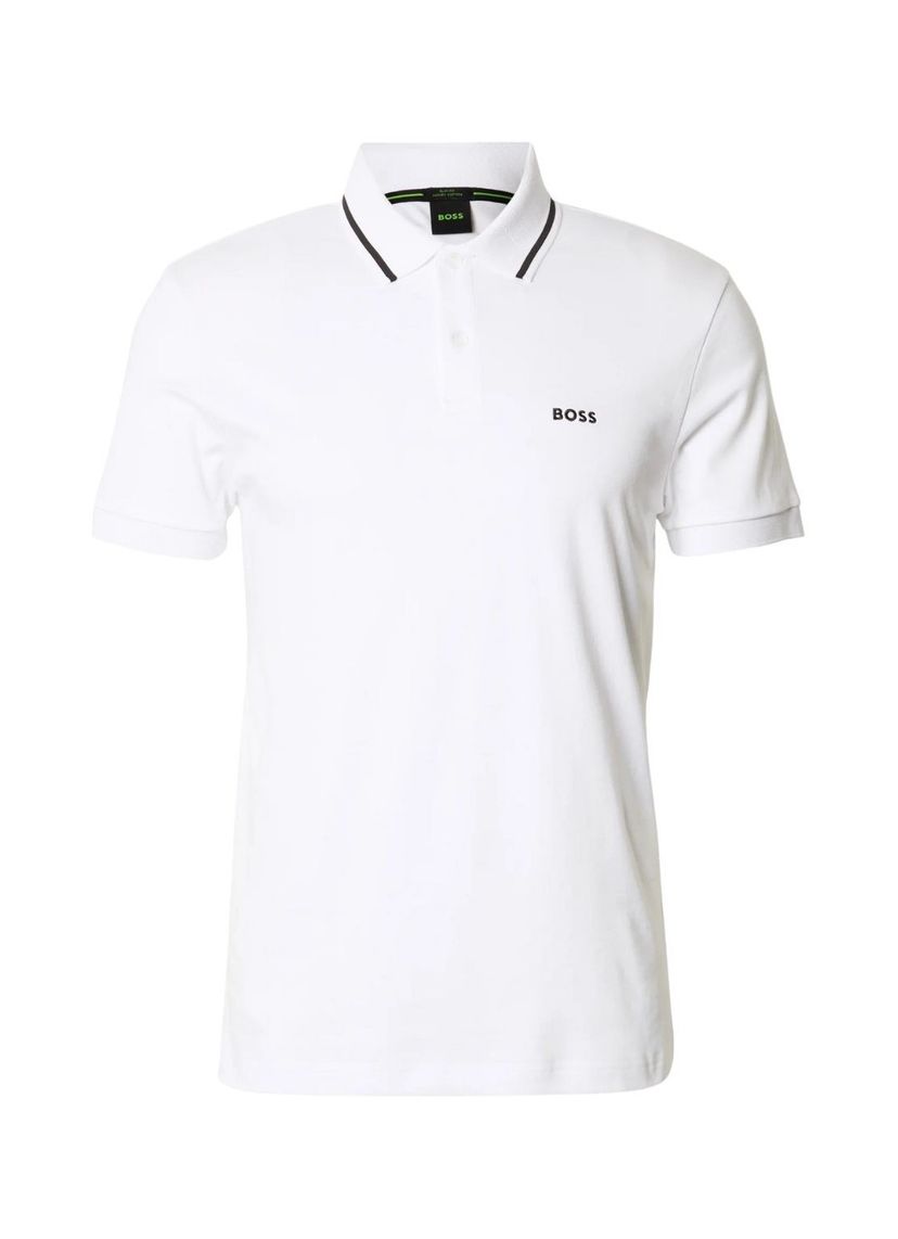 Polotričko Paddy slim fit z interlockové bavlny - White