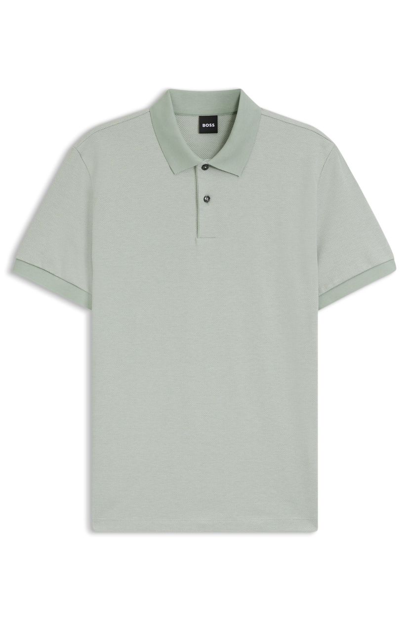 Bavlněné polotričko s bublinovou strukturou - Open Green