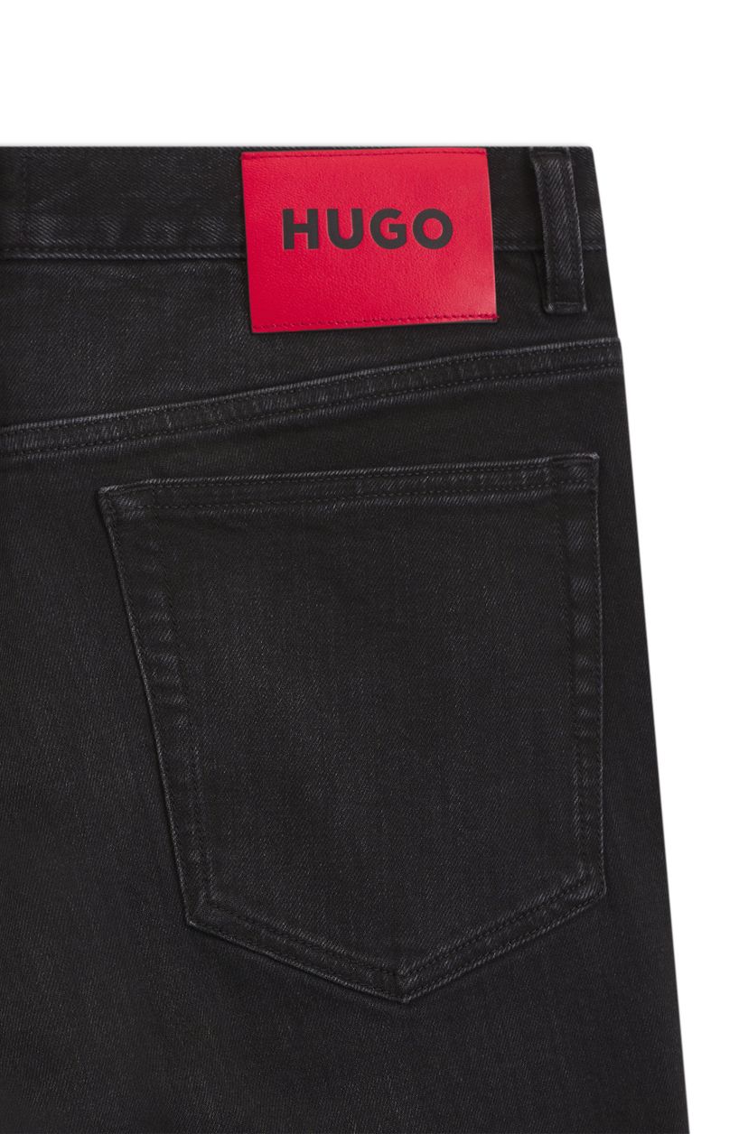 Džíny slim fit z černého strečového denimu - galerie #1