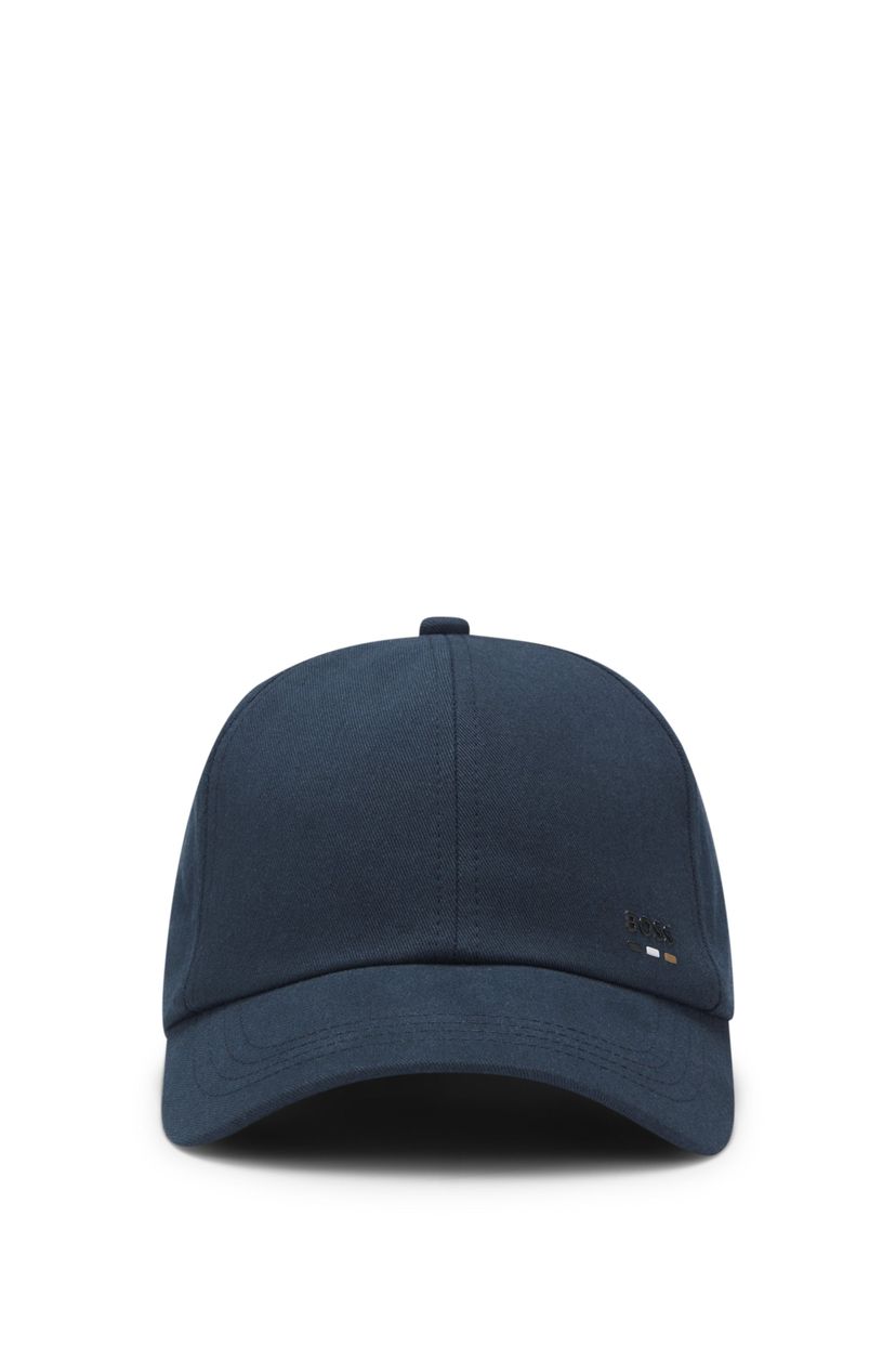 Měkká bavlněná keprová čepice s UV ochranou - Dark Blue