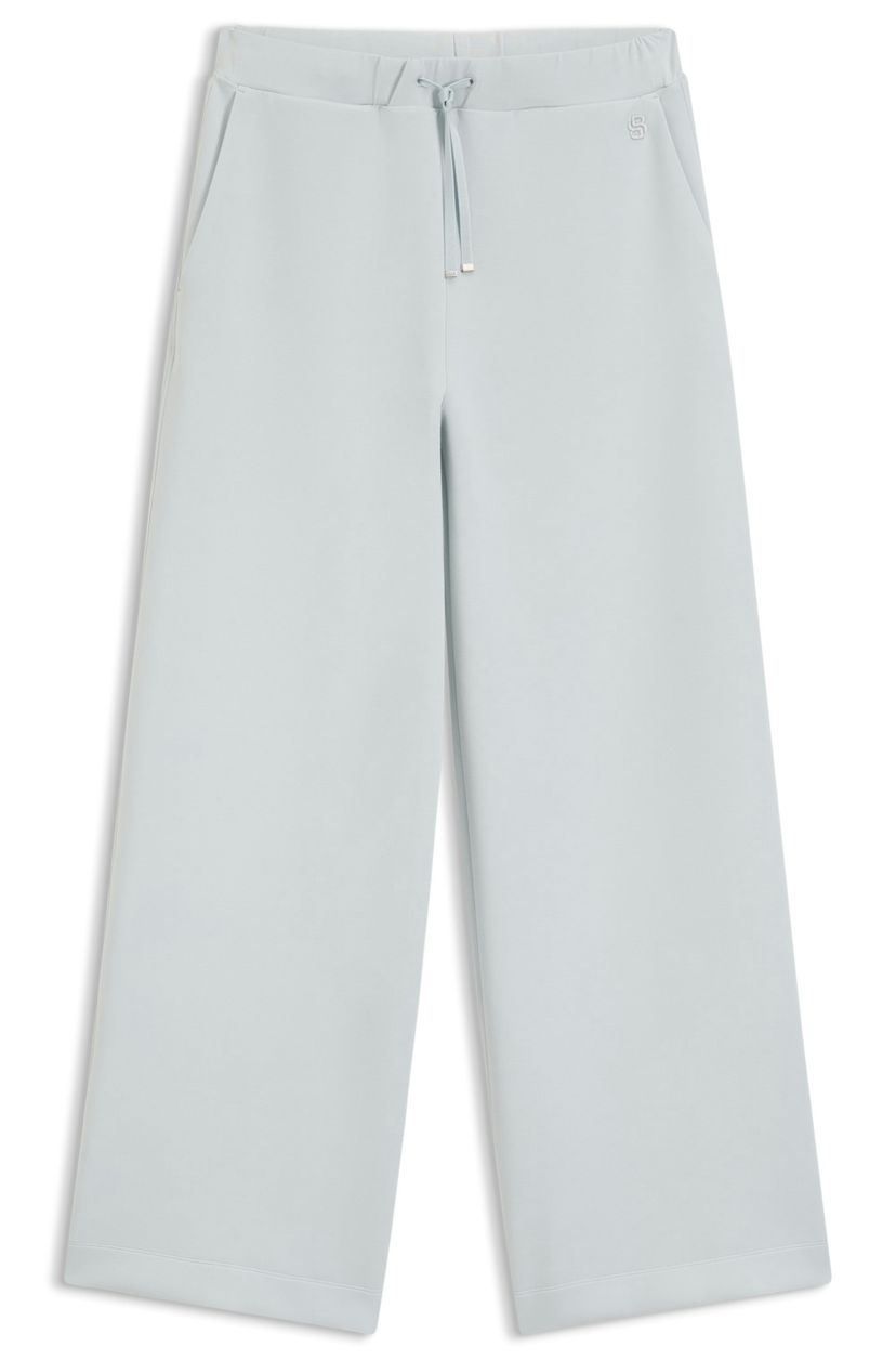 Teplákové kalhoty volného střihu s monogramem Double B - Open Blue