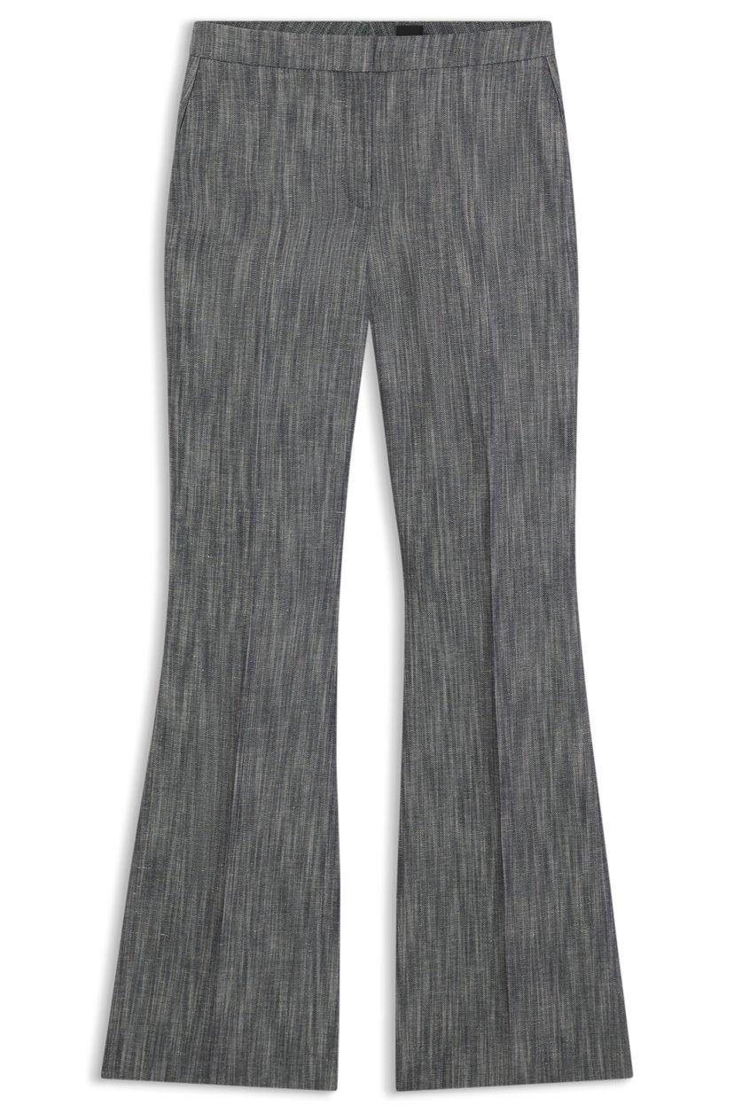Kalhoty regular střihu z mělanžového denimu