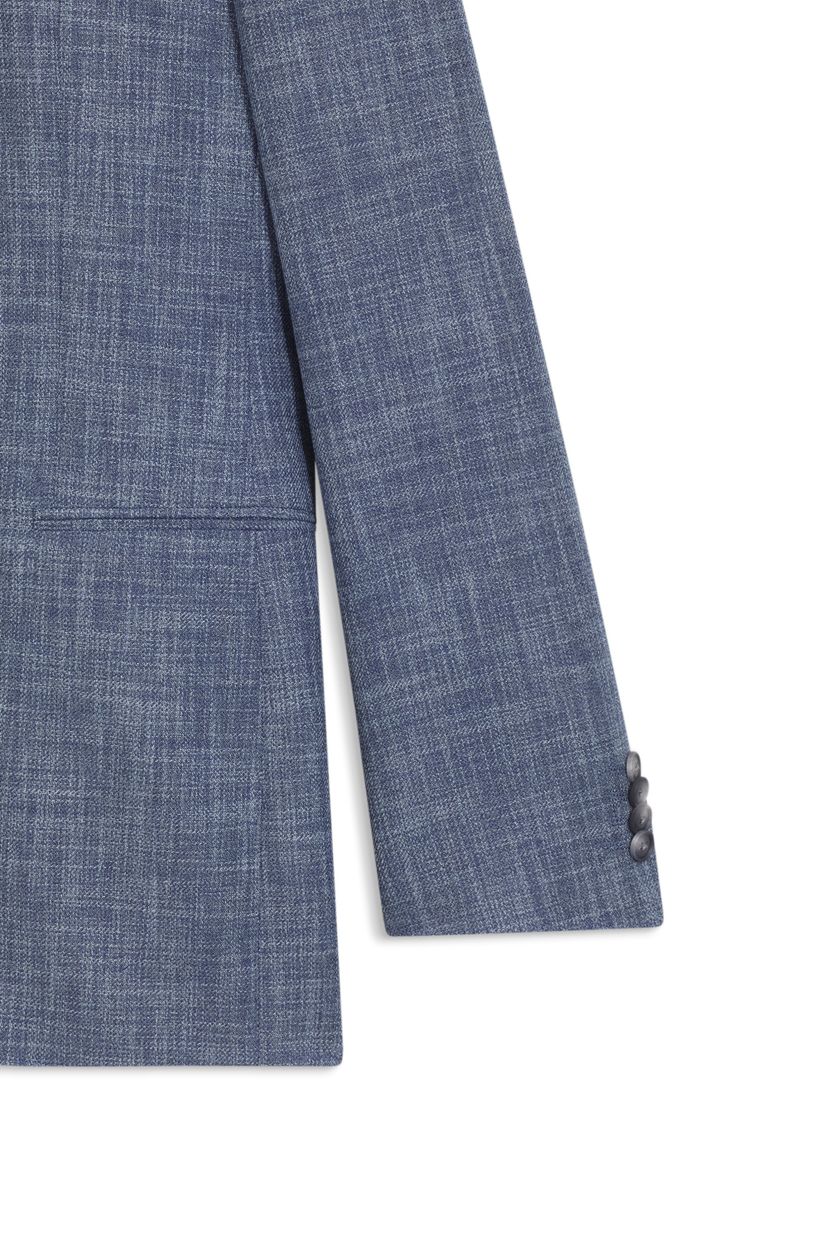 Dvoudílný slim fit oblek z bavlny a panenské vlny - galerie #1