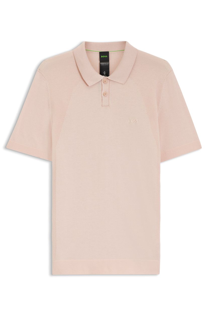 Polotričko z bavlněné směsi s mapováním těla - Light/Pastel Orange